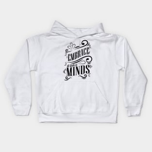 'Embrace All Kinds Of Minds' Autism Awareness Shirt Kids Hoodie